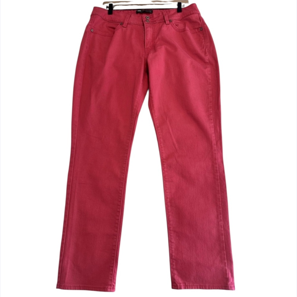 Levis Womens 529 Curvy Skinny Leg 32/32 Denim Jeans Pink